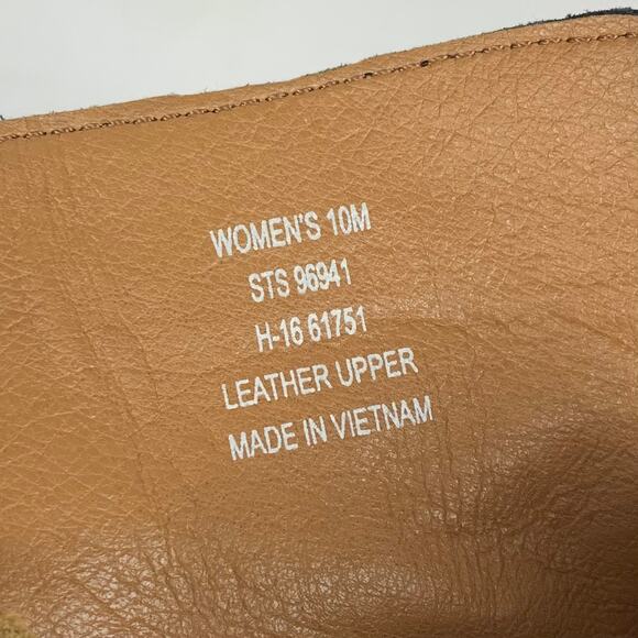 Sperry Womens Stella Prow Wedge Ankle Booties Black Suede Lace Up Chukka Size 10 - Picture 11 of 11